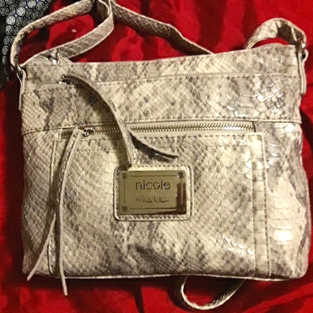 Nicole Miller Croc Inspired Crossbody